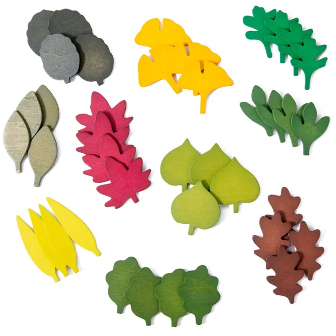woodland_leaves__piecesop_1.webp Woodland Leaves 40 pieces-Open ended wooden toys